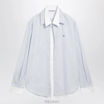 Acne 26FW ��ũ�� Studios Layered poplin button �� ���� ���� ȭ��Ʈ BB0708COA26FW ��ũ�� Studios Layered poplin button �� ���� ����