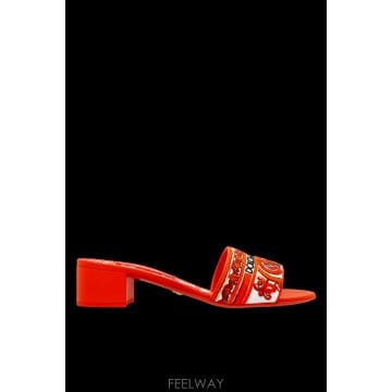 Dolce&Gabbana 26FW ��ü�ذ��ٳ� Embroidered nappa upper  �ο� block ��  ���� sole  CR26FW ��ü�ذ��ٳ� Embroidered nappa upper  �ο� block 