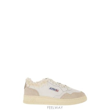 AUTRY 26FW Autry MEDALIST   ���� Trainers with Shearling Trim AUXWLS26FW Autry MEDALIST   ���� Trainers with Shearling Tri