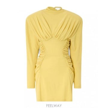 Stella McCartney 26SS ���ڶ� ��īƮ�� ���� �巹�� 6A06123GU3017205YELLOW TP57790409626SS ���ڶ� ��īƮ�� ���� �巹�� 6A06123GU3017205YELLO