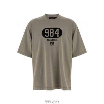 Dolce&Gabbana 25FW ��ü�ذ��ٳ� Crew �� T ���� in ��ư G8PB8TG7M3MN0634 TP57790396825FW ��ü�ذ��ٳ� Crew �� T ���� in ��ư G8PB8TG7M3MN0