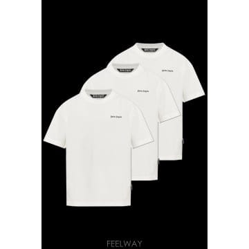 Palm Angels 26FW �ʿ����� Three pack of t shirts with �ΰ� PAM2B001JR0010310 T26FW �ʿ����� Three pack of t shirts with �ΰ� PAM2B00