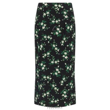 Dolce&Gabbana 26SS ��ü�ذ��ٳ� ��ũ ��ĿƮ with floral motif F4DDFTFSA88HX6CG TP577726SS ��ü�ذ��ٳ� ��ũ ��ĿƮ with floral motif F4DDFT