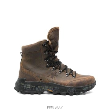 Premiata 25FW PREMIATA Stivaletto Midtreck Premiata in crosta effetto25FW PREMIATA Stivaletto Midtreck Premiata in crosta e