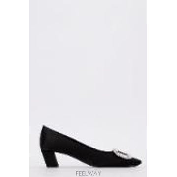 Roger Vivier ���� ��� ���� ���   Escarpins Belle Vivier Boucle Pilgrim en Sat���� ��� ���� ���   Escarpins Belle Vivier Boucl