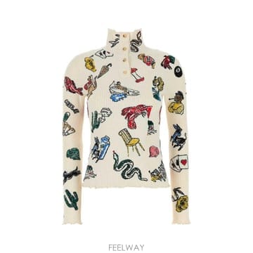 Bottega Veneta 25SS ���װ�����Ÿ Embroidered stretch �� blend ������ 811949V4XE0909125SS ���װ�����Ÿ Embroidered stretch �� blend ������ 