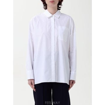 25FW 막스마라 Camicia S 막스마라 in popeline di cotone 2519191013600