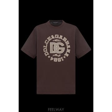 Dolce&Gabbana 26SS ��ü�ذ��ٳ� T ���� with embroidered �ΰ� G8PN9ZG7PFZM1213 TP578826SS ��ü�ذ��ٳ� T ���� with embroidered �ΰ� G8PN9ZG