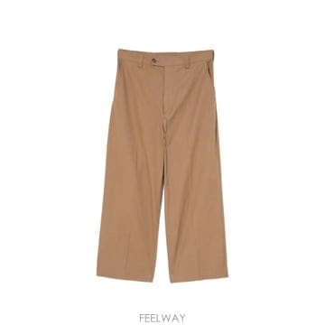 Comme des Garcons 26SS �ĵ������� ��ư ���̵� STRAIGHT ���� TROUSERS HQP002BROWN TP573803126SS �ĵ������� ��ư ���̵� STRAIGHT ���� TROUSERS HQP