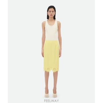 Bottega Veneta 24SS ���װ�����Ÿ Grainy English Embroidery Midi ��ĿƮ 786538V4B009224SS ���װ�����Ÿ Grainy English Embroidery Midi ��Ŀ