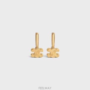 CELINE 26FW Celine CHUNKY TRIOMPHE EARRINGS B10E94V0335OR TP578396026FW Celine CHUNKY TRIOMPHE EARRINGS B10E94V0335OR TP5