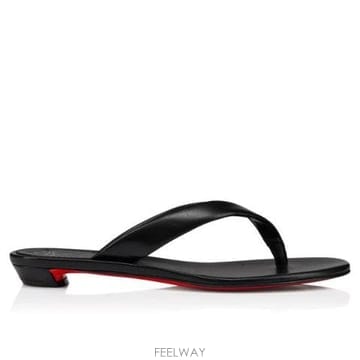 Christian Louboutin 26FW ũ����������� MISS Z THONG FLAT KID LINING 1260704B439BLUSHLI26FW ũ����������� MISS Z THONG FLAT KID LINING 12607