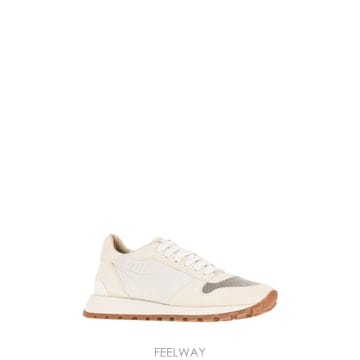 Brunello Cucinelli 25FW ���ڷ� ��ġ�ڸ� SUEDE �� TECHNO FABRIC ���� WITH PRECIOUS TOE MZ25FW ���ڷ� ��ġ�ڸ� SUEDE �� TECHNO FABRIC ���� WIT