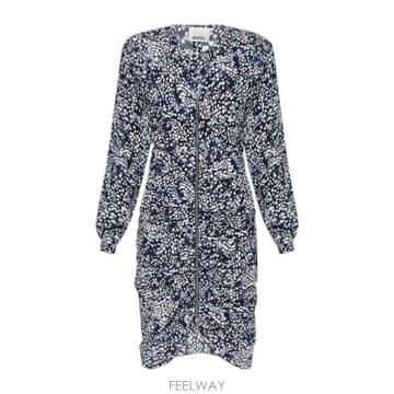 Isabel Marant 24FW ���ں����� �巹��  Hermina  RO0572FAB3J03IMIDNIGHTWHITE TP5788824FW ���ں����� �巹��  Hermina  RO0572FAB3J03IMIDNIGH