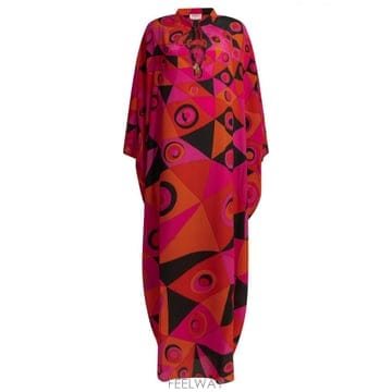 Emilio Pucci 26SS ���и���Ǫġ ���� �巹�� 6HRL756H723050FUCHSIA TP58055859026SS ���и���Ǫġ ���� �巹�� 6HRL756H723050FUCHSIA TP