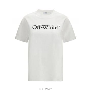 Off White 26SS Off ȭ��Ʈ �� �ΰ� BOOKISH REGULAR TEE 2AA089C99JER005W102 TP26SS Off ȭ��Ʈ �� �ΰ� BOOKISH REGULAR TEE 2AA089C99J