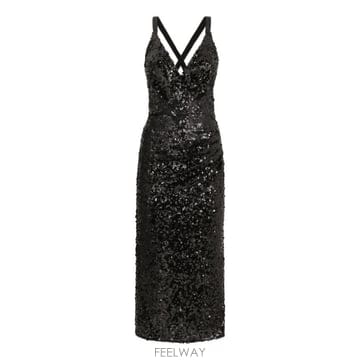 Dolce&Gabbana 25FW ��ü�ذ��ٳ� �巹�� with sequins F6H7MTHLMZMN0000 TP57790355225FW ��ü�ذ��ٳ� �巹�� with sequins F6H7MTHLMZMN0000