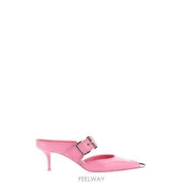 Alexander Mcqueen 23SS �˷���� ���� Heeled metallic toe cap detail �� 709993WHSWD54823SS �˷���� ���� Heeled metallic toe cap detail �� 7