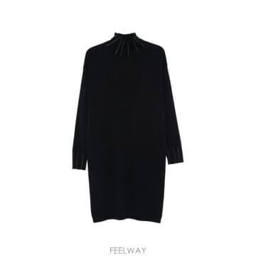 26FW 파비아나 필리피 Bead Embellished Midi 드레스 ABD216F121M2815146 T