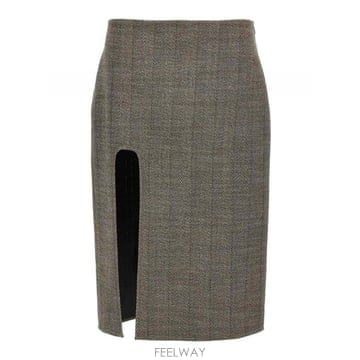 Stella McCartney 24FW ���ڶ� ��īƮ�� Slit Tweed ��ĿƮ 6301203EJ7012744 TP57797817024FW ���ڶ� ��īƮ�� Slit Tweed ��ĿƮ 6301203EJ701274