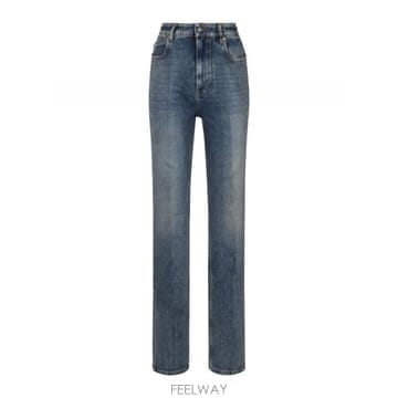 Balenciaga 26SS Balenciaga High Waisted Jeans In Vintage ���� 872177TUW6926SS Balenciaga High Waisted Jeans In Vintage ���� 872