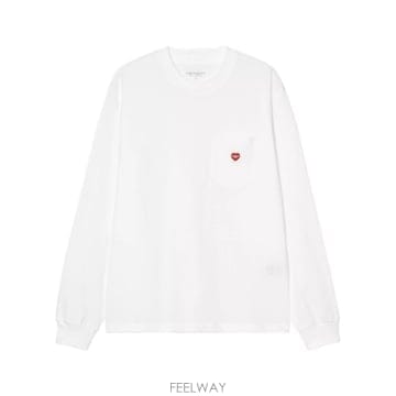 26FW 칼하트 롱 sleeve T 셔츠 I0371671WZXX TP580426101