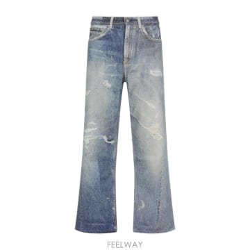 Our Legacy 26SS �ƿ������� Jeans Third �� �ƿ������� in ���� distressed M4205TDD TP526SS �ƿ������� Jeans Third �� �ƿ������� in ���� dist