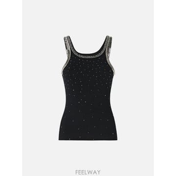 | Other Brand | 26FW Pinko ž sleeveless with rhinestones 104109A3J4Z99 TP57726FW Pinko ž sleeveless with rhinestones 104109A3J4Z9