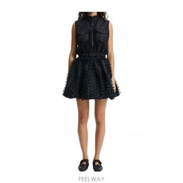 Cecilie Bahnsen 26FW ���Ǹ����ݼ� ���� ��ĿƮ 226RTW17005BLACK TP57839584526FW ���Ǹ����ݼ� ���� ��ĿƮ 226RTW17005BLACK TP57839