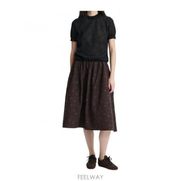 Cecilie Bahnsen 26FW ���Ǹ����ݼ� ���� ��ĿƮ 226RTW17016BROWN TP57839584226FW ���Ǹ����ݼ� ���� ��ĿƮ 226RTW17016BROWN TP57839