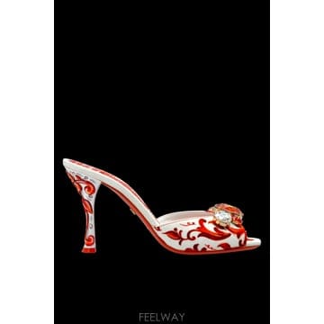 Dolce&Gabbana ��ü�ذ��ٳ� heeled �� with Majolica ����Ʈ CR1995AB826IH3TN TP5777583��ü�ذ��ٳ� heeled �� with Majolica ����Ʈ CR1995AB82