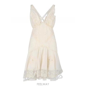 Ermanno Scervino 26SS �������뼳��� ��ư Muslin Midi �巹�� D482Q324APCSJBN10104 TP5779726SS �������뼳��� ��ư Muslin Midi �巹�� D482Q324AP