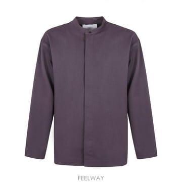 STUDIO NICHOLSON 25FW ��Ʃ������ݽ� KARST GRANDAD COLLAR ���� KARSTSNM1426ESPRESSO TP25FW ��Ʃ������ݽ� KARST GRANDAD COLLAR ���� KARSTSNM