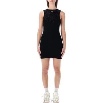 Off White 26SS Off ȭ��Ʈ Off ȭ��Ʈ Swarovski rib �̴� �巹�� 26POWDB463S26JER0026SS Off ȭ��Ʈ Off ȭ��Ʈ Swarovski rib �̴� �巹�� 2