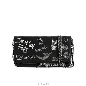26FW ZADIG VOLTAIRE 여성 messenger 백 LWBA04486BLACK TP57775758