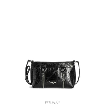Zadig&Voltaire 26SS ZADIG VOLTAIRE Sunny ���� vintage patent LWBA03845BLACK T26SS ZADIG VOLTAIRE Sunny ���� vintage patent LWBA0384