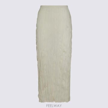 Toteme 26SS Toteme Light apricot coloured ��ĿƮ in crinkled ��Ʈ 262WRB26SS Toteme Light apricot coloured ��ĿƮ in crinkled 