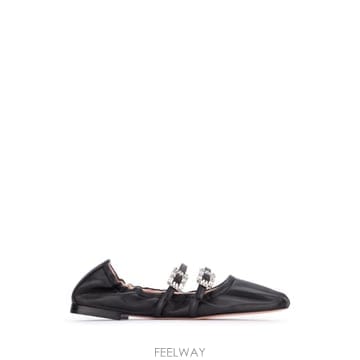 Roger Vivier 24FW ���� ��� Ballet ���� with straps embellished RVW7433907091T24FW ���� ��� Ballet ���� with straps embellished R