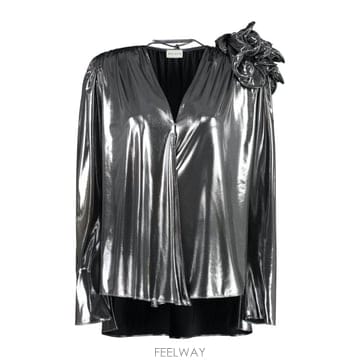 | Other Brand | 23FW ���״� ��Ʈ�� ����콺 with ruffles 191723SILVER TP57797910423FW ���״� ��Ʈ�� ����콺 with ruffles 191723SILVER 