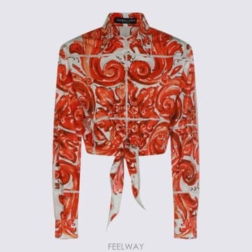 Dolce&Gabbana 26FW ��ü�ذ��ٳ� Popeline Maiolica ���� F5S65TGDDRDS9000 TP5779808826FW ��ü�ذ��ٳ� Popeline Maiolica ���� F5S65TGDDRDS9