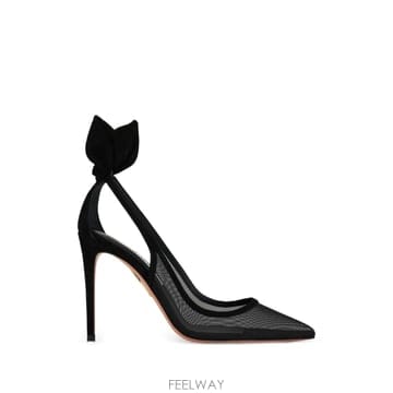 Aquazzura 26FW Aquazzura ���� ���� Ÿ�� pumps in mesh �� suede DENHIGP1FMD00026FW Aquazzura ���� ���� Ÿ�� pumps in mesh �� suede D