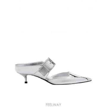 Alexander Mcqueen 24SS �˷���� ���� Silver ���� Punk pumps 780794W4WG18100 TP5779771024SS �˷���� ���� Silver ���� Punk pumps 780794W4WG18