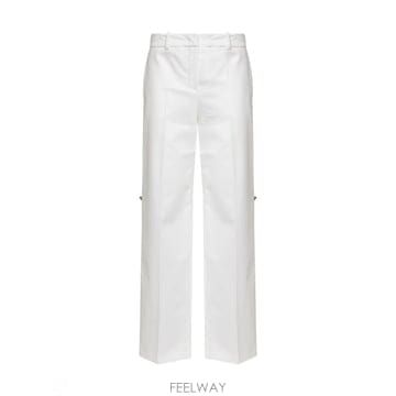 FENDI Fendi Pantaloni classici Fendi in twill FR6711AW7QF0ZNM TP57Fendi Pantaloni classici Fendi in twill FR6711AW7QF0ZN