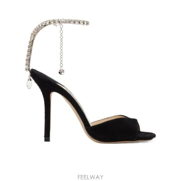 Jimmy Choo 26SS ������ ���� high ���� SAEDASANDAL100BLACKCRYSTAL TP57333096426SS ������ ���� high ���� SAEDASANDAL100BLACKCRYSTAL 