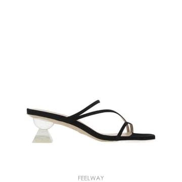 Stuart Weitzman 22SS ��Ʃ��Ʈ�������� ���� suede Lucite Sculpt �� SA503BLK TP57775624222SS ��Ʃ��Ʈ�������� ���� suede Lucite Sculpt �� SA50