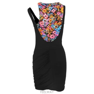Stella McCartney 21FW ���ڶ� ��īƮ�� ���� ��Ƽ �÷� �巹�� 603791SSA265950 TP57775618821FW ���ڶ� ��īƮ�� ���� ��Ƽ �÷� �巹�� 603791SSA26