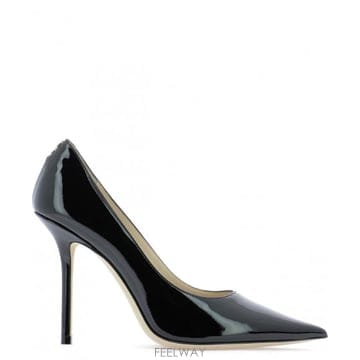 Jimmy Choo ������ Love stiletto pumps with �ΰ� LOVE100PWJBLACK TP577976404������ Love stiletto pumps with �ΰ� LOVE100PWJBLACK T