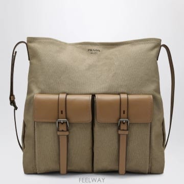 PRADA 26FW ����� Khaki ����� Route canvas �� ���� ũ�ν��ٵ� �� 2VH207OOO2G6SF026FW ����� Khaki ����� Route canvas �� ���� ũ�ν���