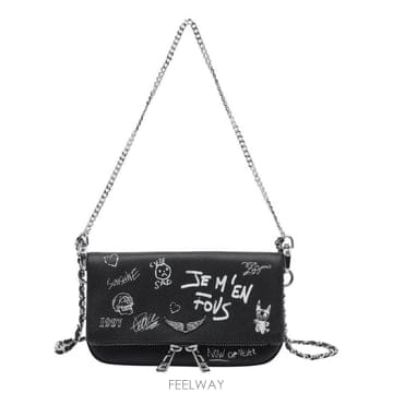 Zadig   Voltaire Rock 그래피티 프린트 미니 클러치백 LWBA04485 11 TP979711