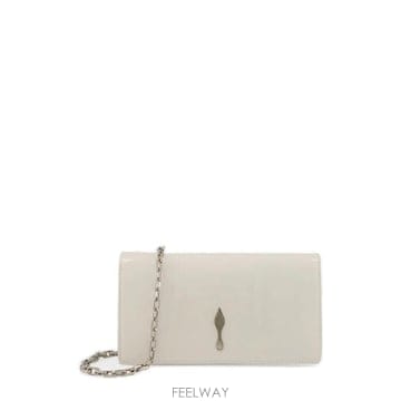 Christian Louboutin ũ������ ����� ��Ƽ�� Ŭ��ġ �� 1265080 CM3SWHITESILVER TP979513483ũ������ ����� ��Ƽ�� Ŭ��ġ �� 1265080 CM3SWHITESILV